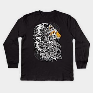 Chief Tiger Kids Long Sleeve T-Shirt